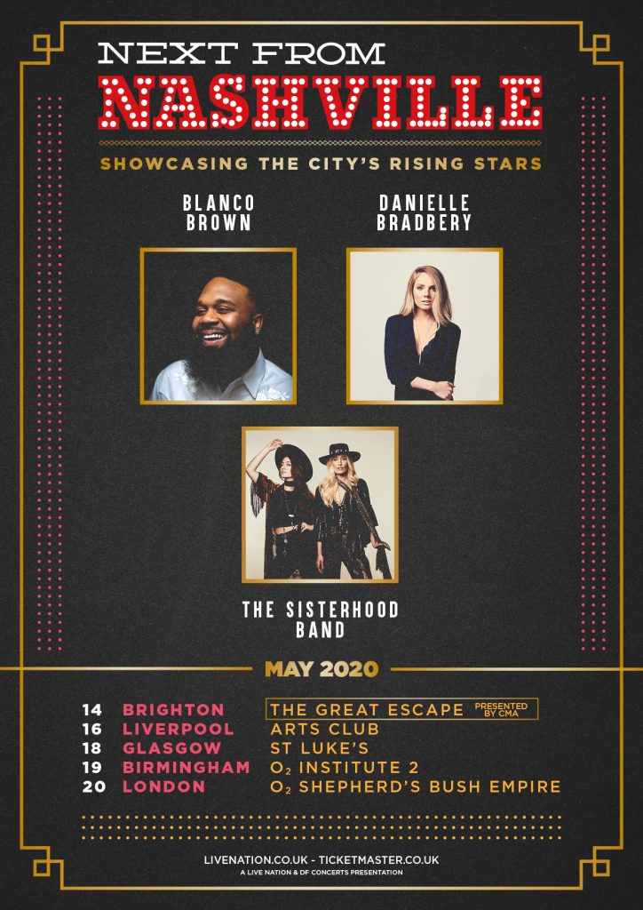 Next From Nashville 2020 line-up poster