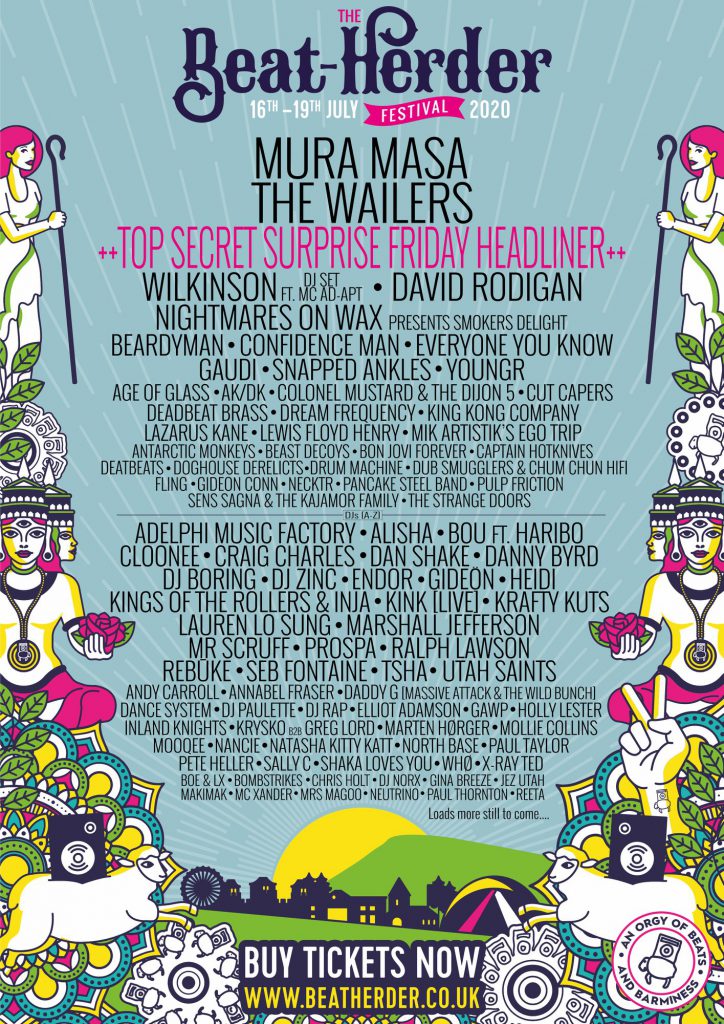 Beat-Herder 2020 line-up poster