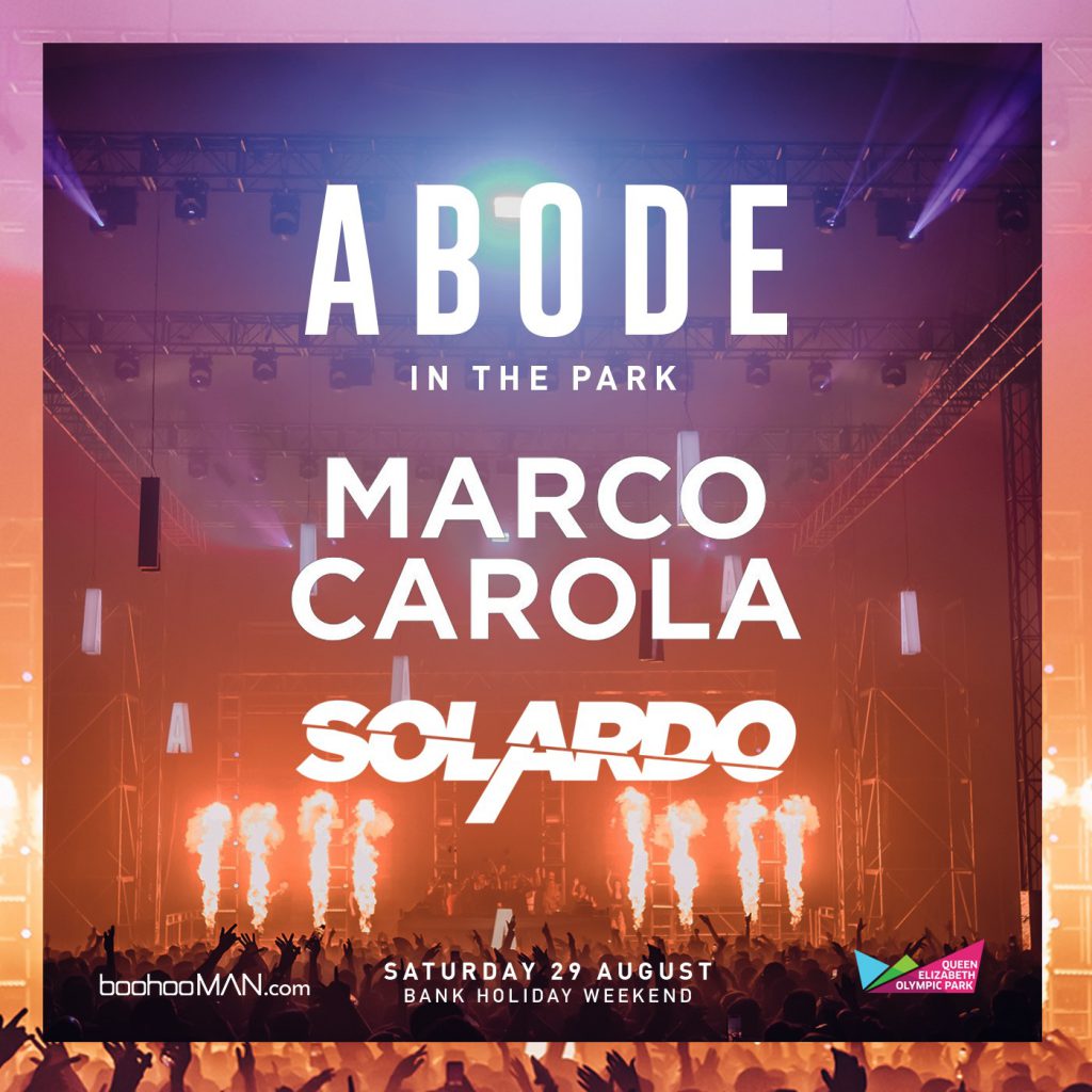 Abode in the Park 2020 line up poster first release Abode in the Park 2020 line-up poster first release