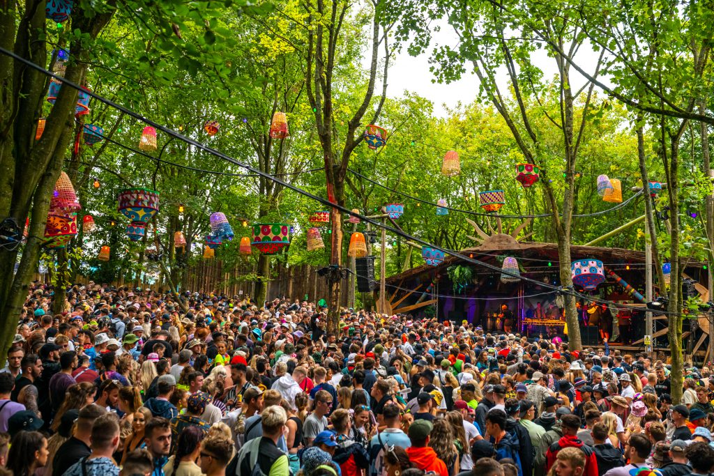 Boomtown Fair Hidden Woods crowd