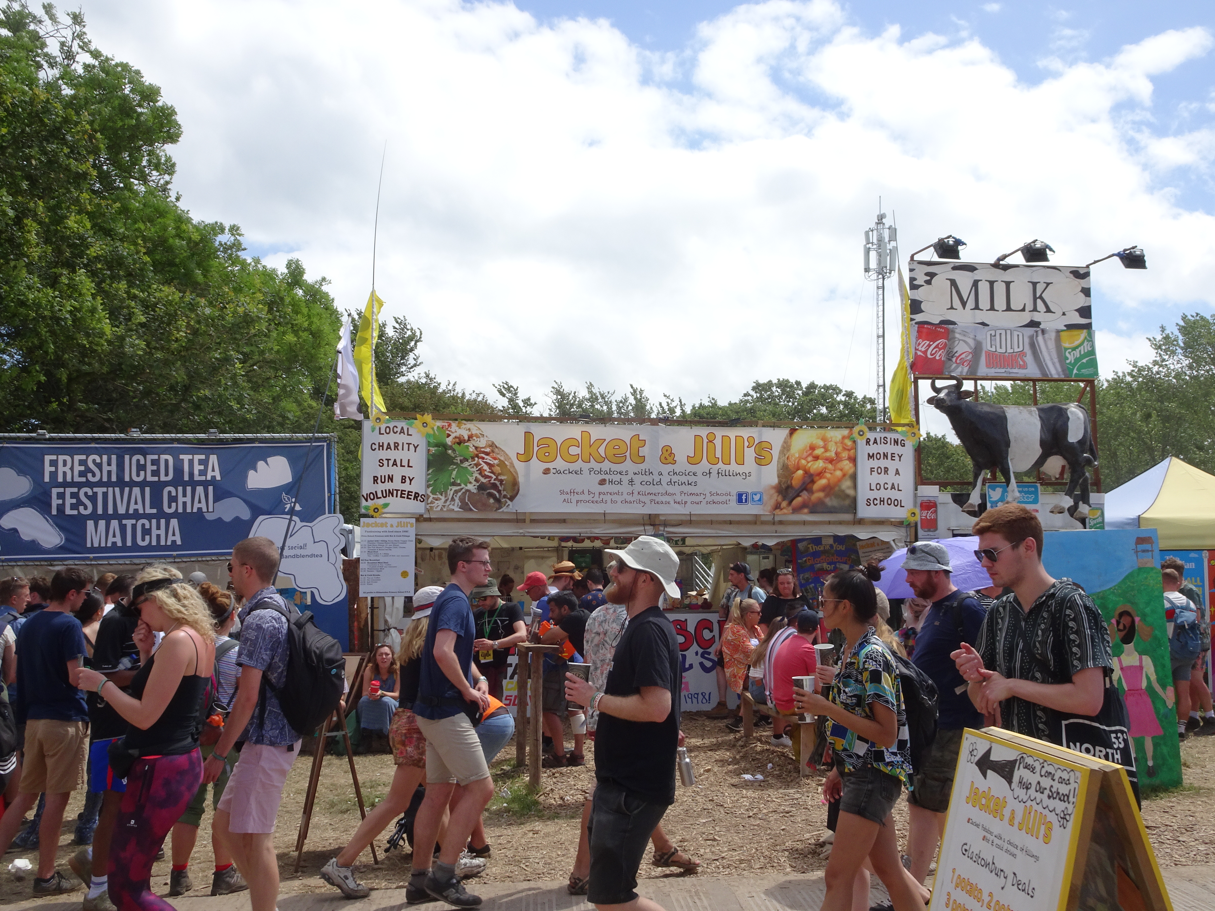 Glastonbury charity food