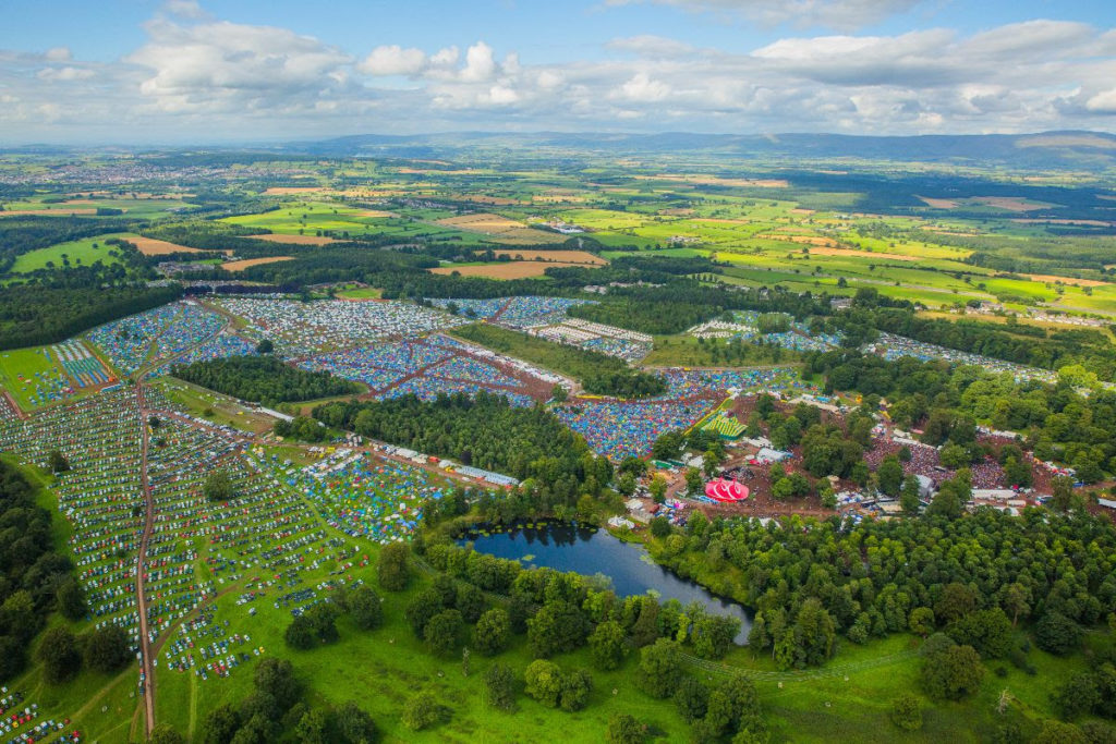 Kendal Calling aerial photo