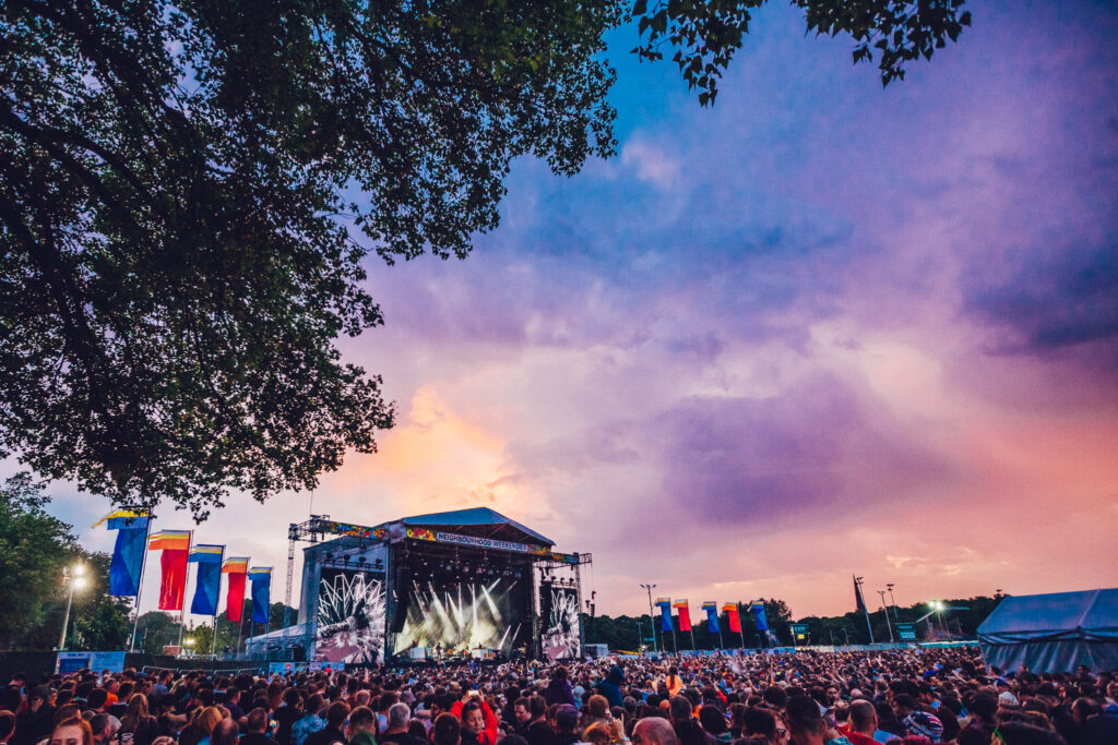 Neighbourhood Weekender main stage wide angle