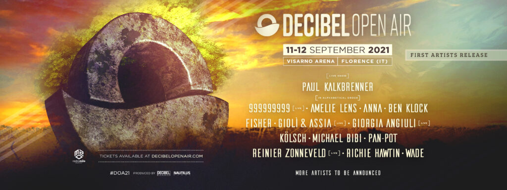 DOA21 Cover Facebook Decibel Open Air line-up cover