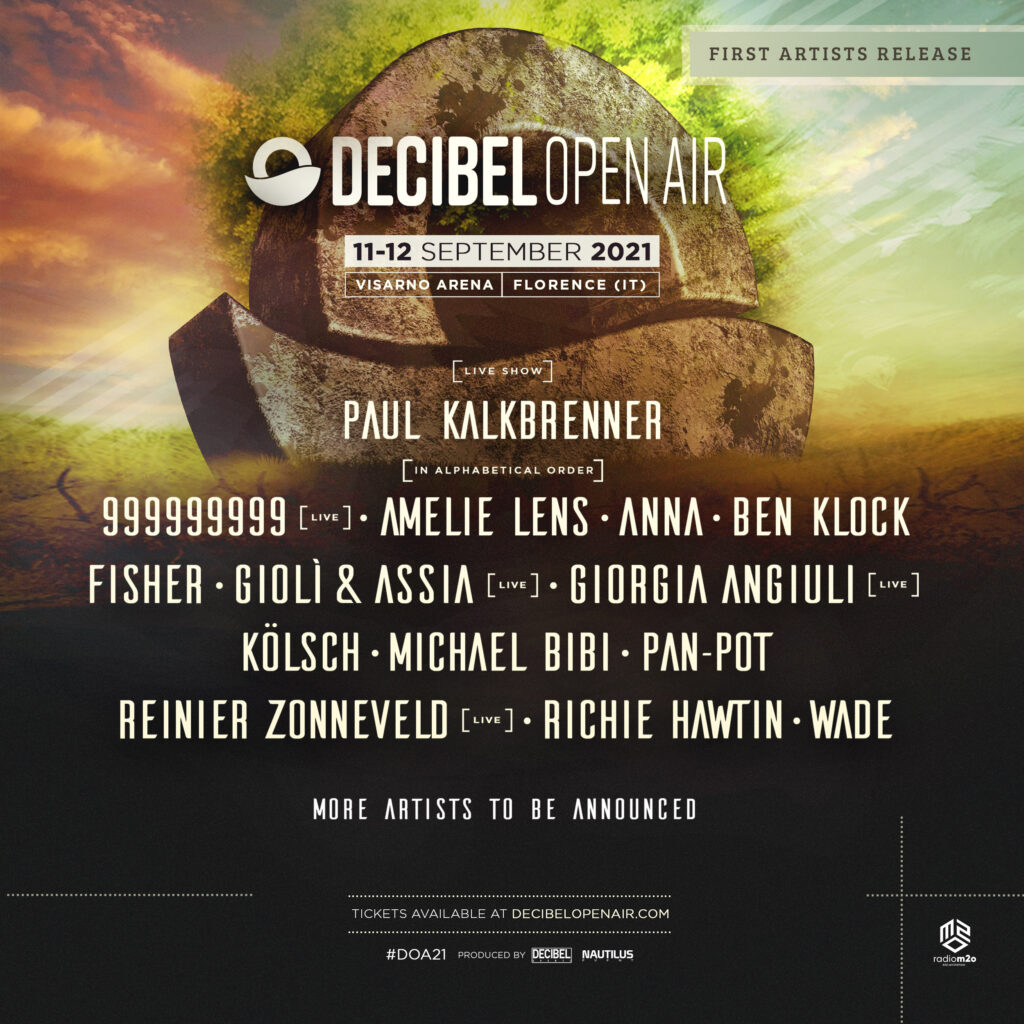 DOA21 Feed Decibel Open Air line-up poster