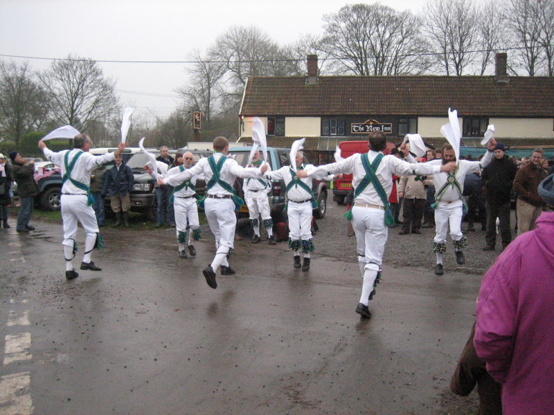 Morris Men at Mendip Farmers Hunt