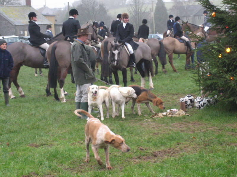 Mendip Farmers Hunt at Priddy Green Mendip Farmers Hunt