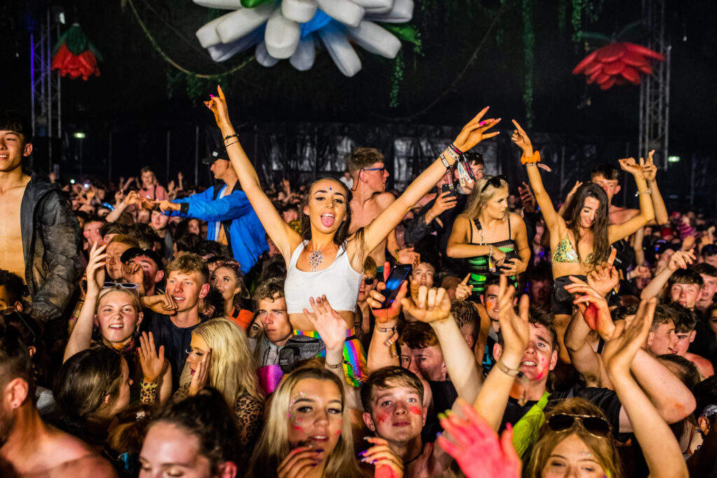 Inside the Glow Tent