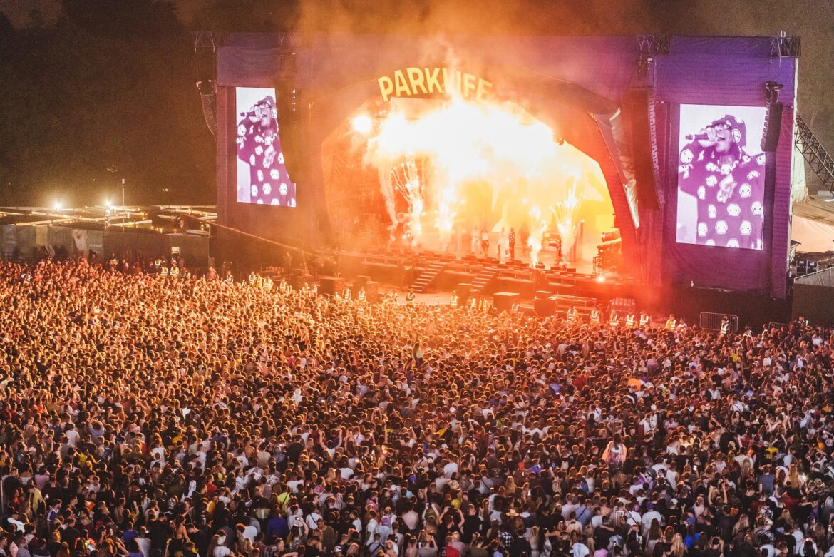 Parklife main stage fireworks