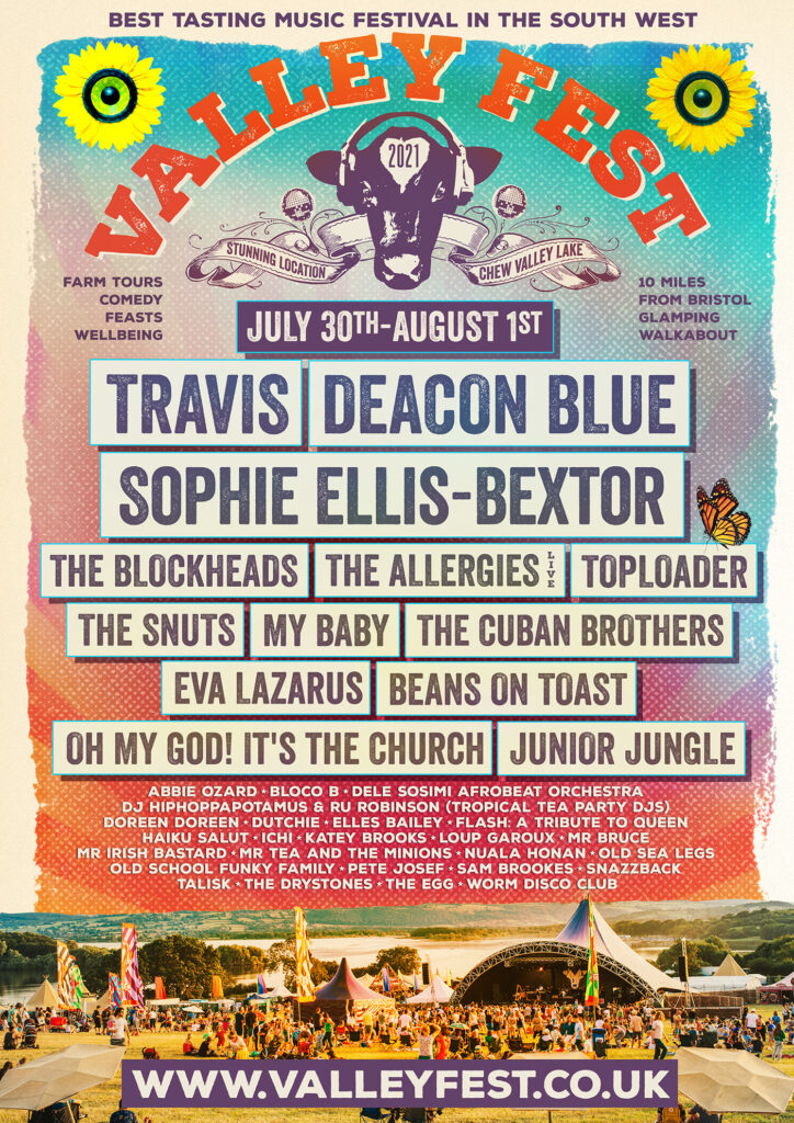 VF Poster 2021 Valley Fest 2021 line-up poster