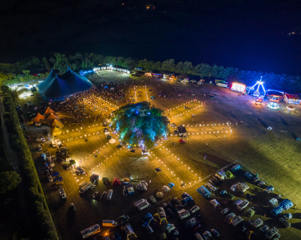 Deva Fest aerial shot Deva Fest aerial shot