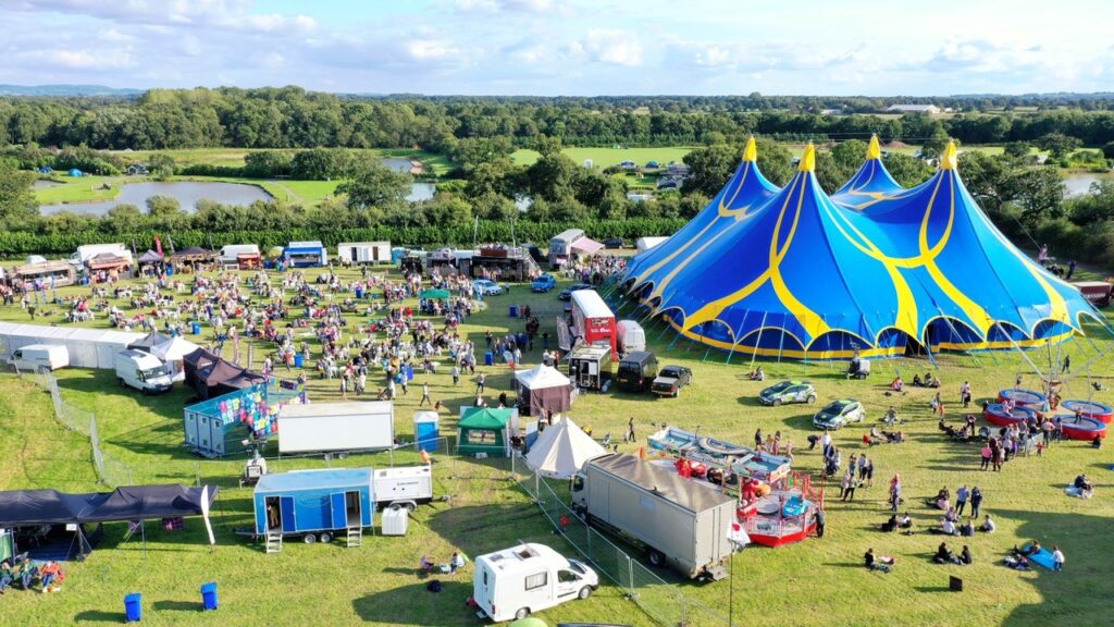 Deva 3 Deva Fest aerial photo