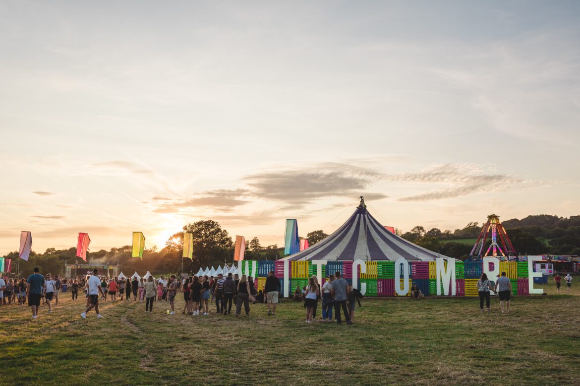 Witcombe Festival sign tent
