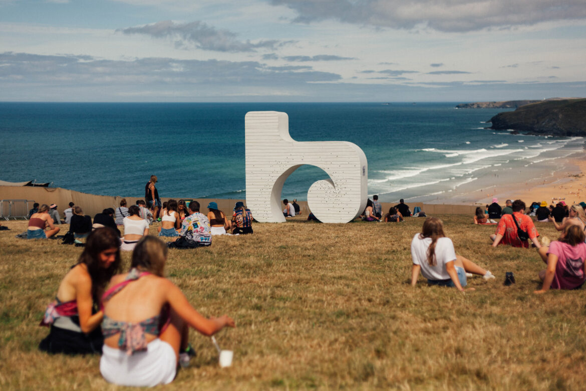 Boardmasters beach sign