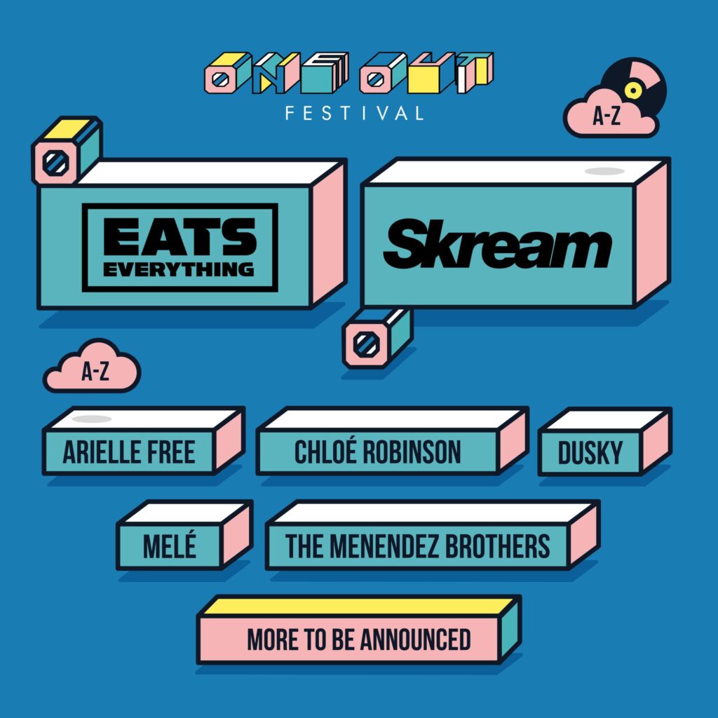 One Out Festival line up poster One Out Festival line up poster
