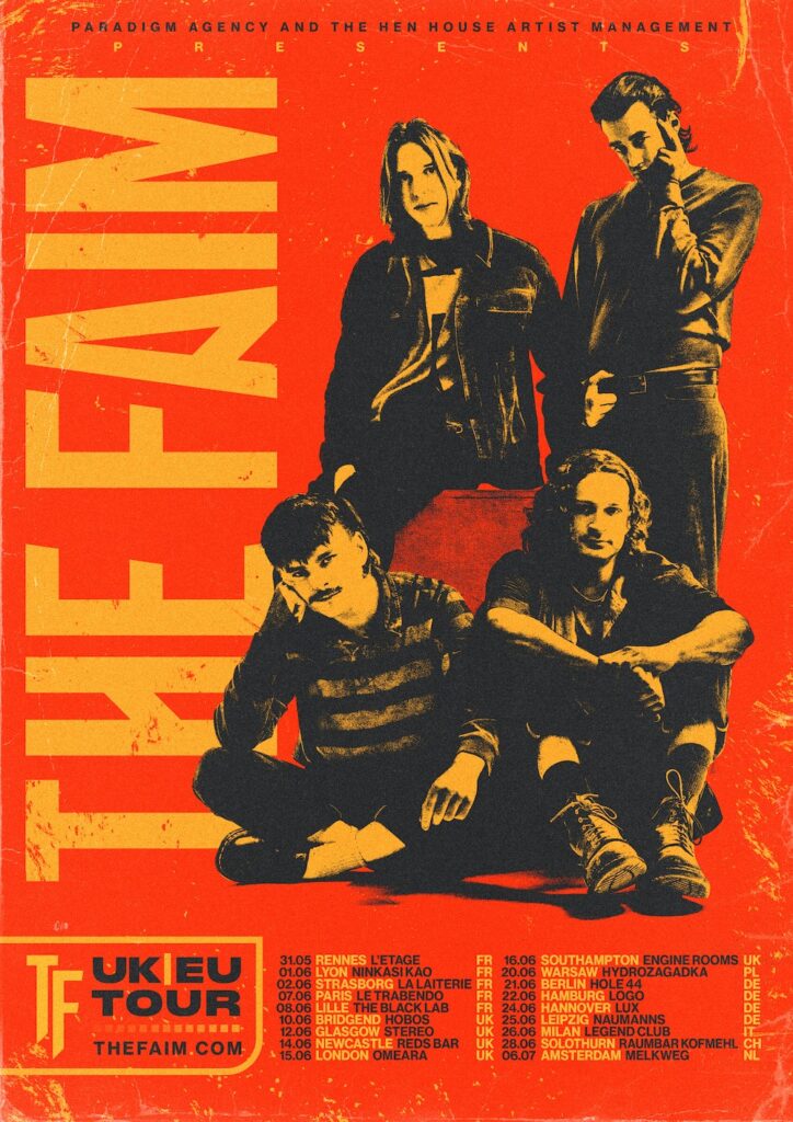 The Faim tour poster The Faim tour poster