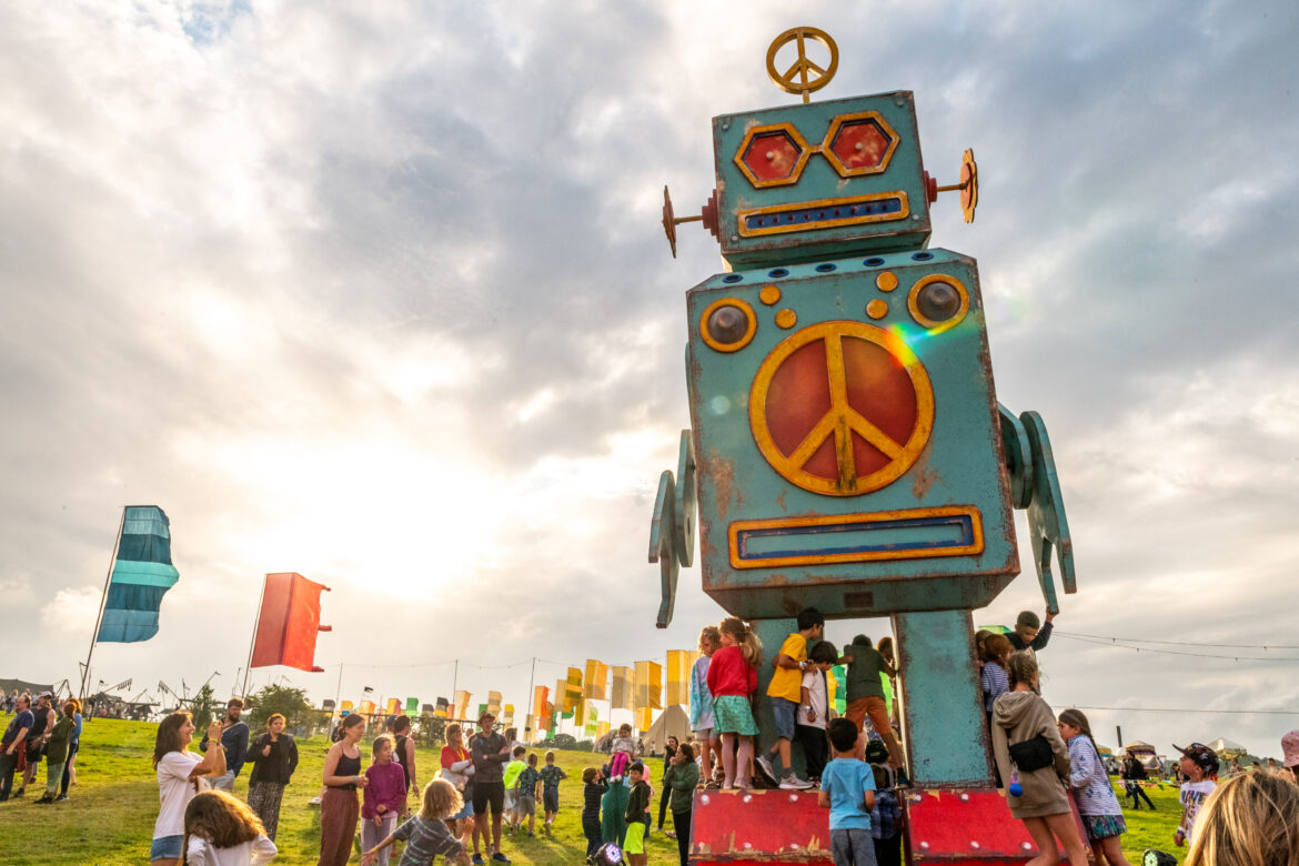 Camp Bestival robot