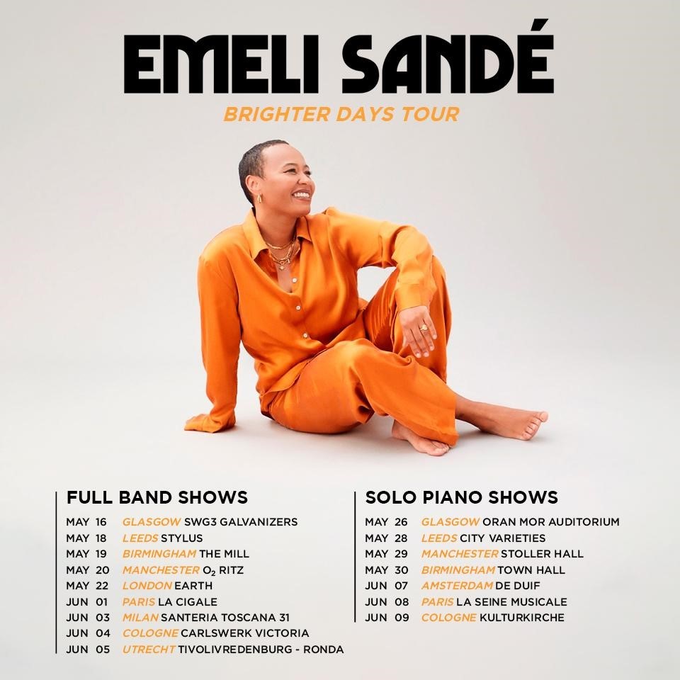 Emile Sande tour poster Emile Sande tour poster