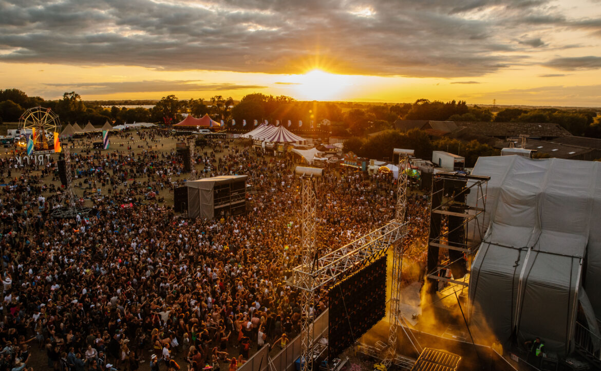 Truck Festival main stage aerial