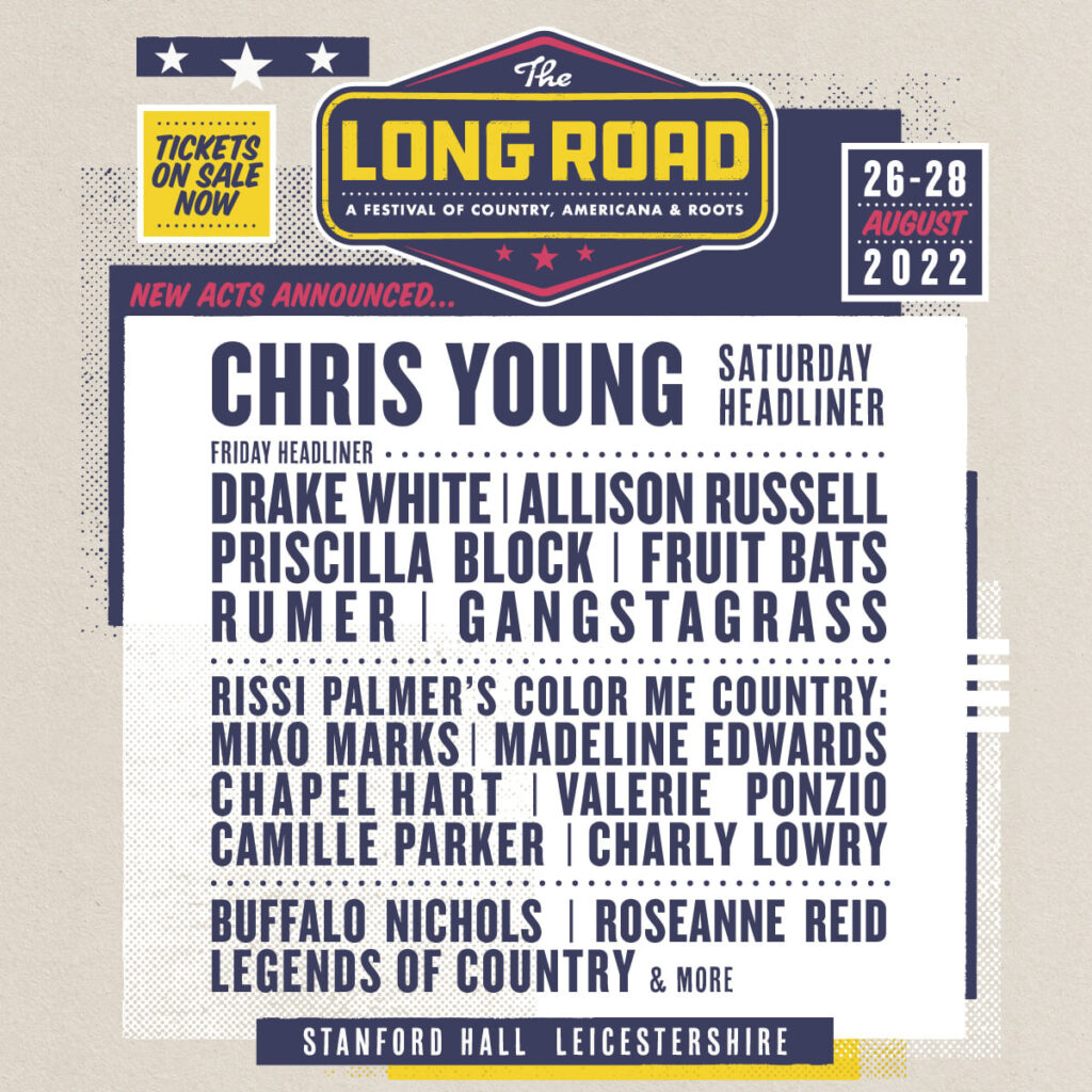 The Long Road Festival line-up poster 2022