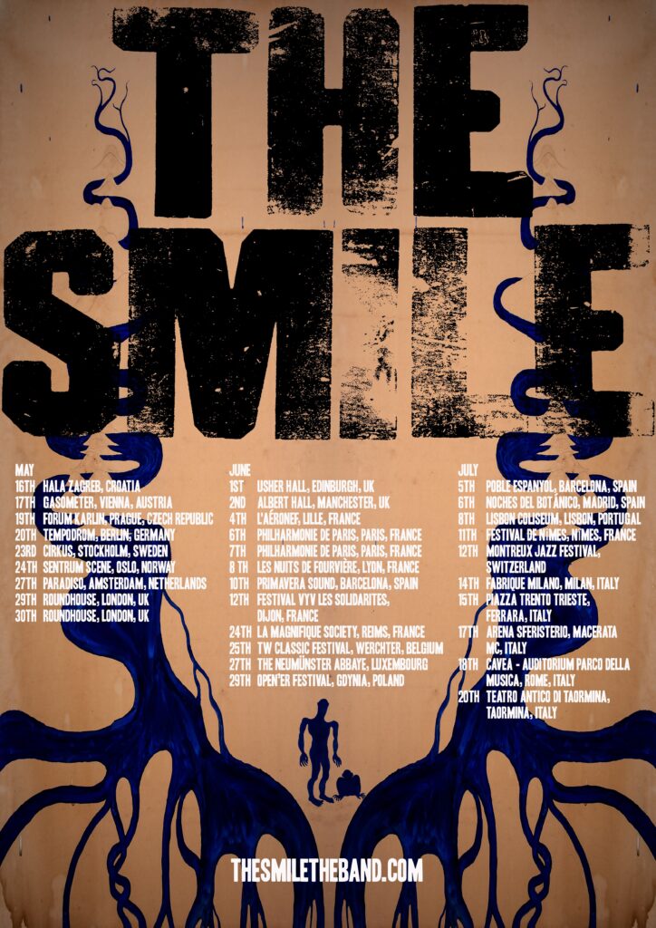The Smile tour poster