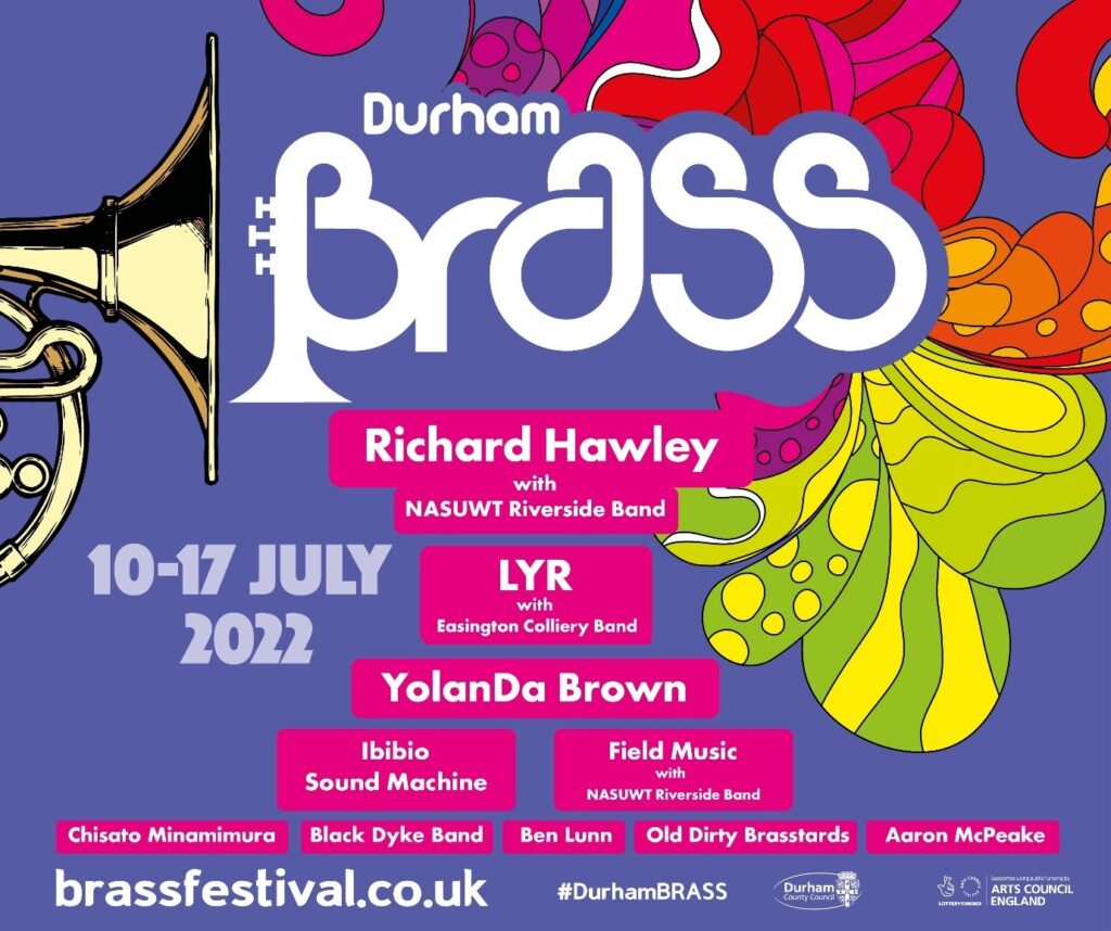 Durham Brass Festival Durham Brass Festival 2022 line-up poster