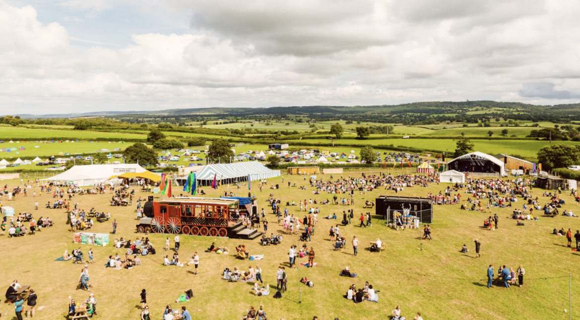 Farmfest aerial
