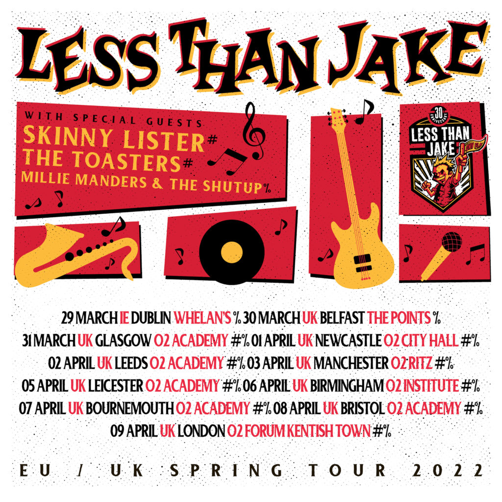 Less Than Jake 2022 tour dates