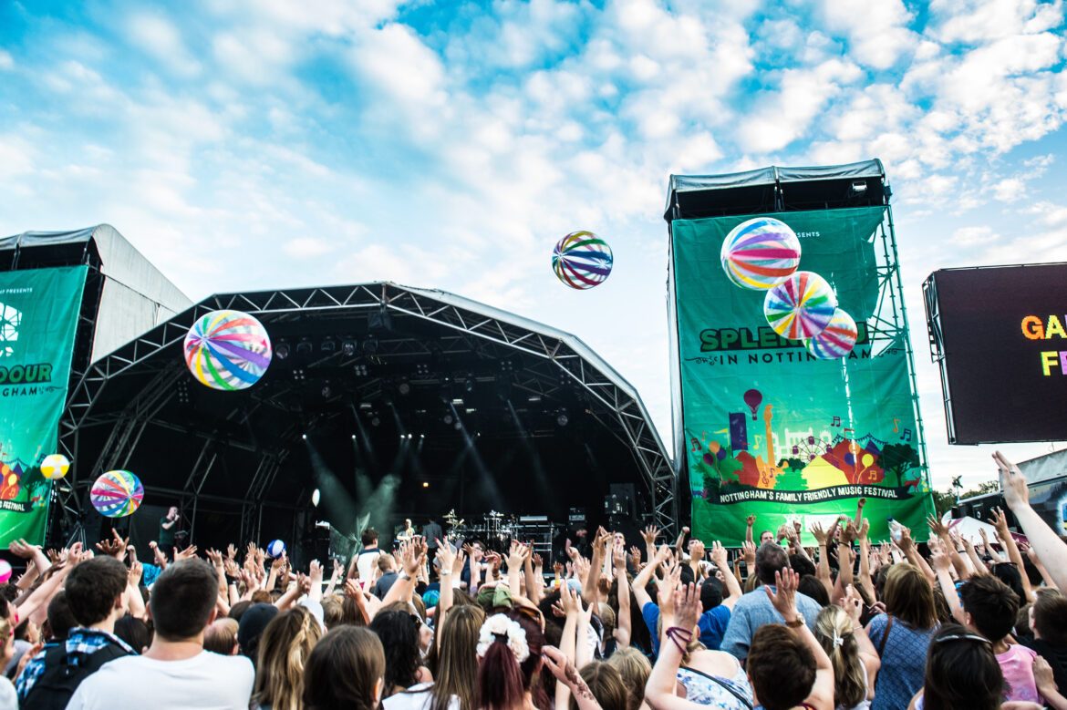 Splendour Main Stage crowd