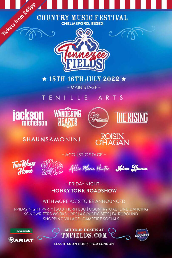 Tennessee Fields 2022 line-up poster