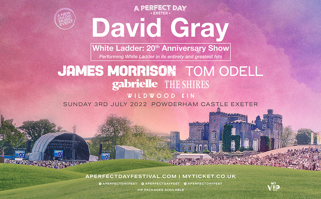 A Perfect Day landscape line-up poster