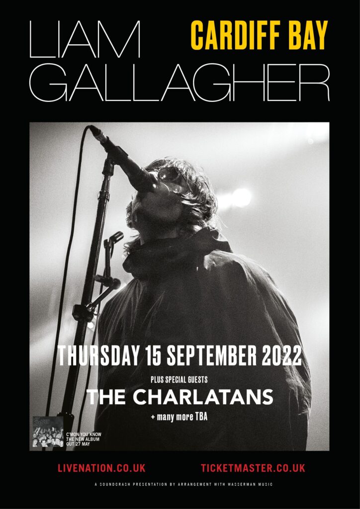Liam Gallagher Cardiff poster