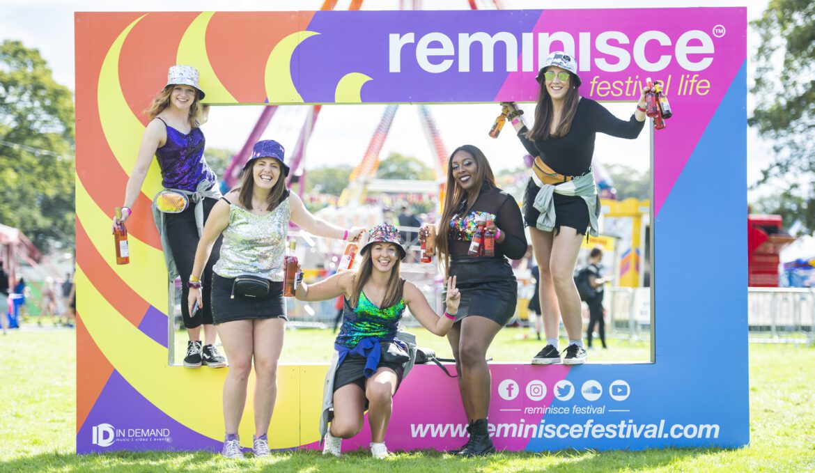 Reminisce Festival sign