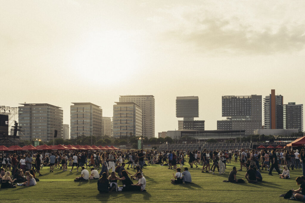 Primavera Sound location Primavera Sound field site crowd city