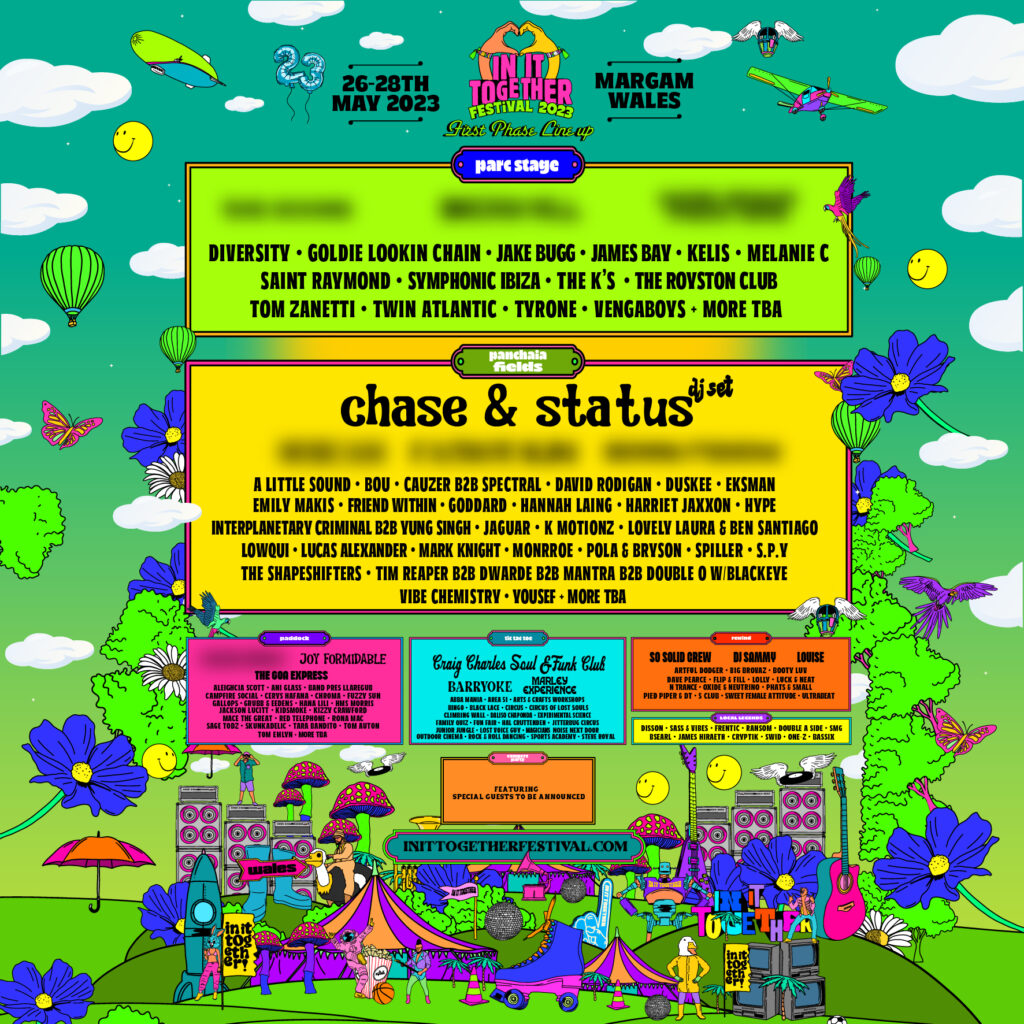 In It Together Festival 2023 line-up poster