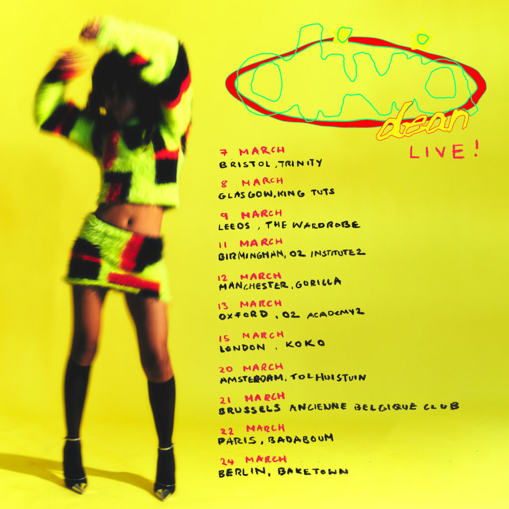 Olivia Dean 2023 tour poster Olivia Dean 2023 tour poster