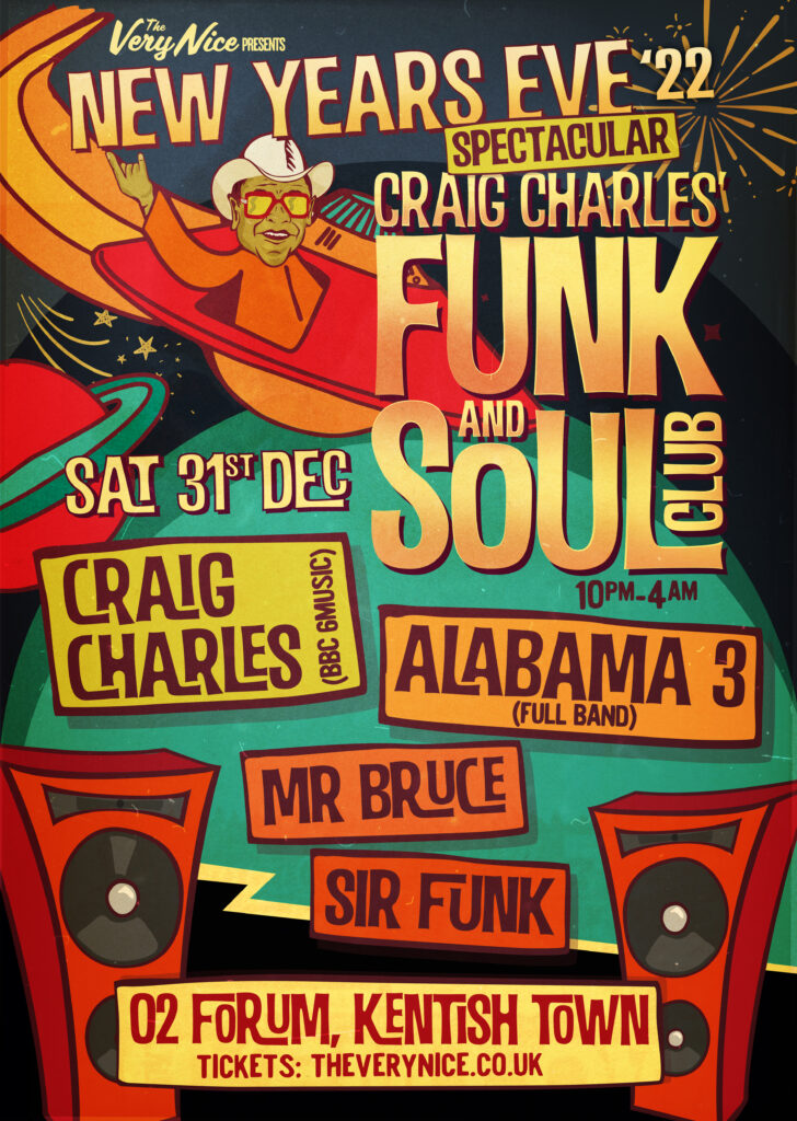 Craig Charles New Years Eve Poster Craig Charles New Years Eve Poster