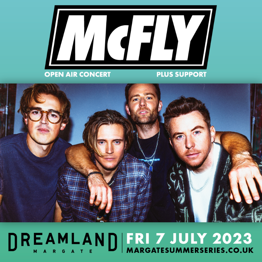 Margate Dreamland McFly Poster Margate Dreamland McFly Poster