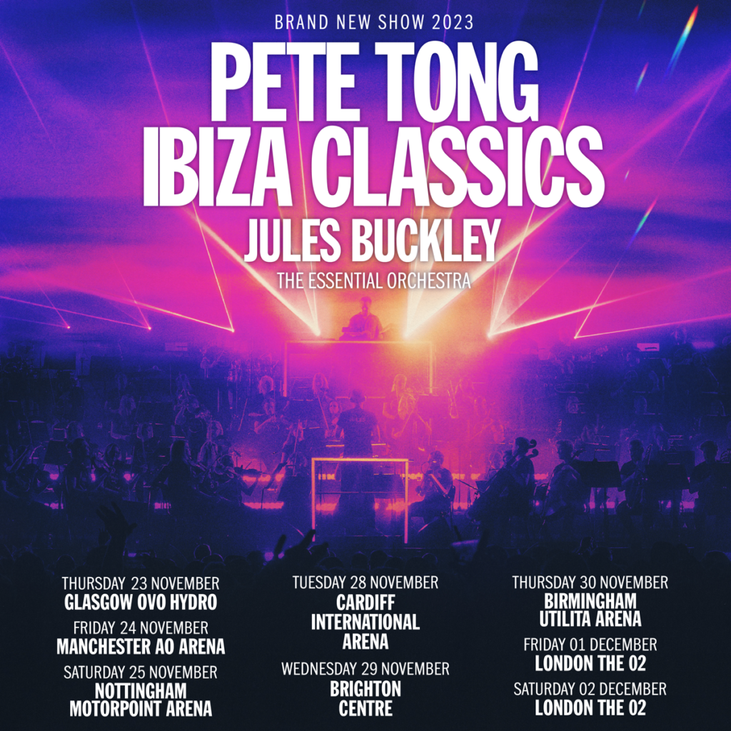 Pete Tong Ibiza Classics 2023 poster Pete Tong Ibiza Classics 2023 poster