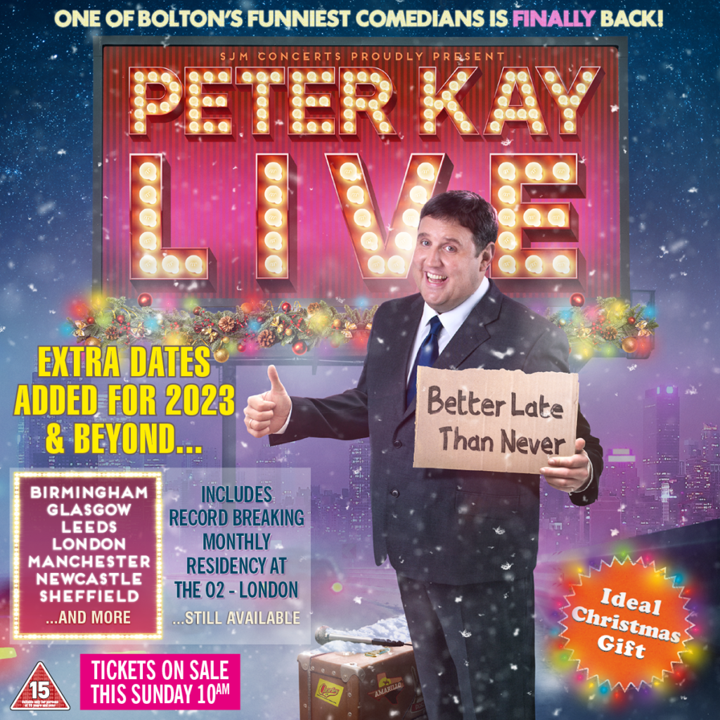 Peter Kay tour latest poster