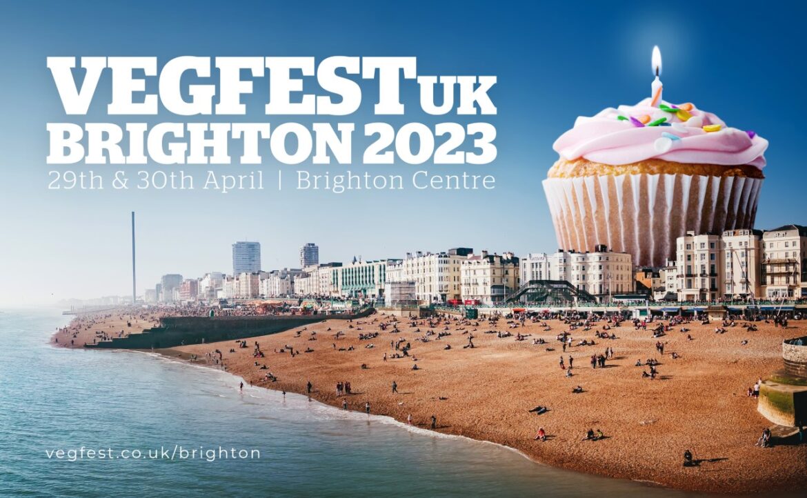 Vegfest Brighton 2023 banner