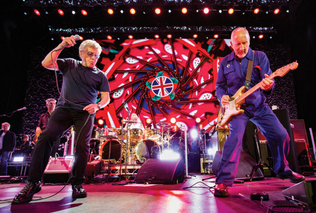 PeteRogSeeker The Who on stage at Wembley