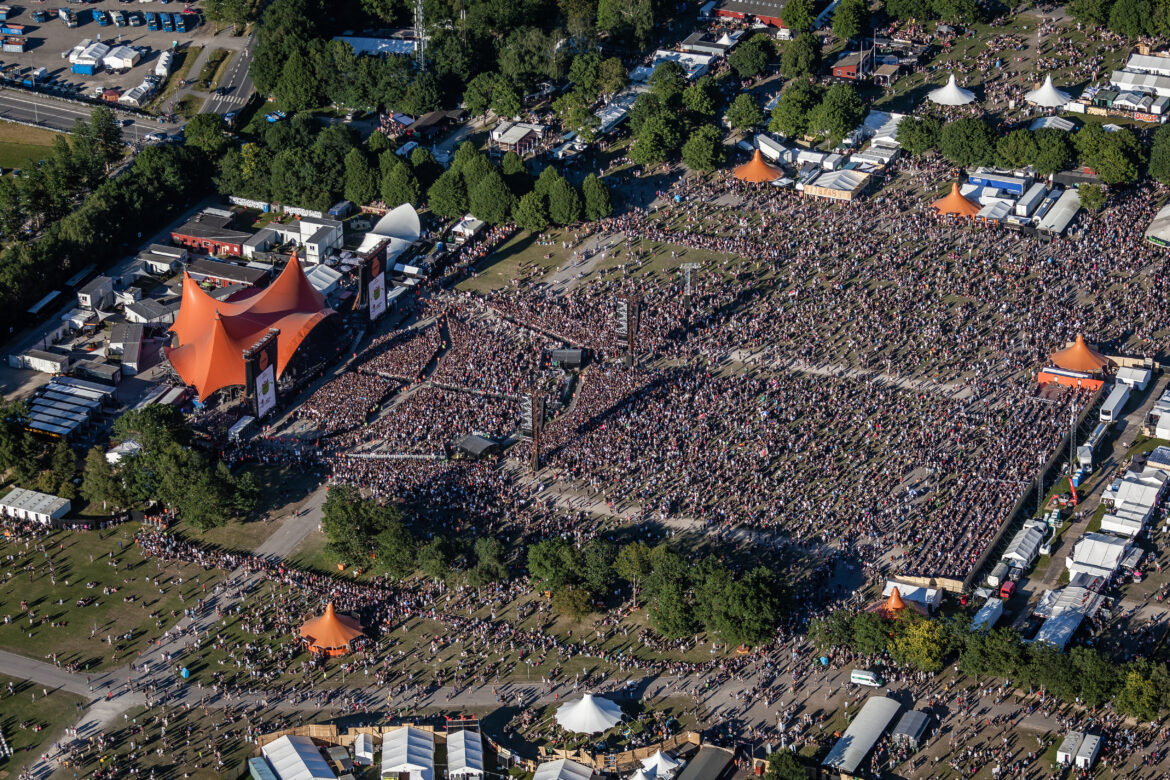 Concert at Orange Stage at Roskilde Festival 2015