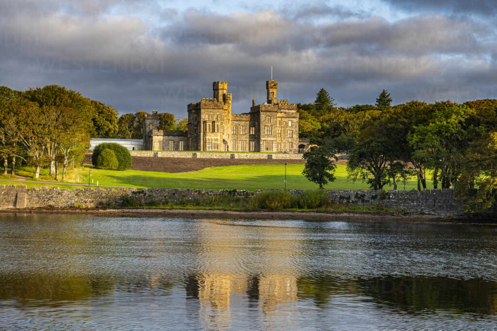 lews castle stornoway isle of lewis outer hebrides scotland united kingdom europe RHPLF19173 Midnight Sun Weekender Lewis Castle