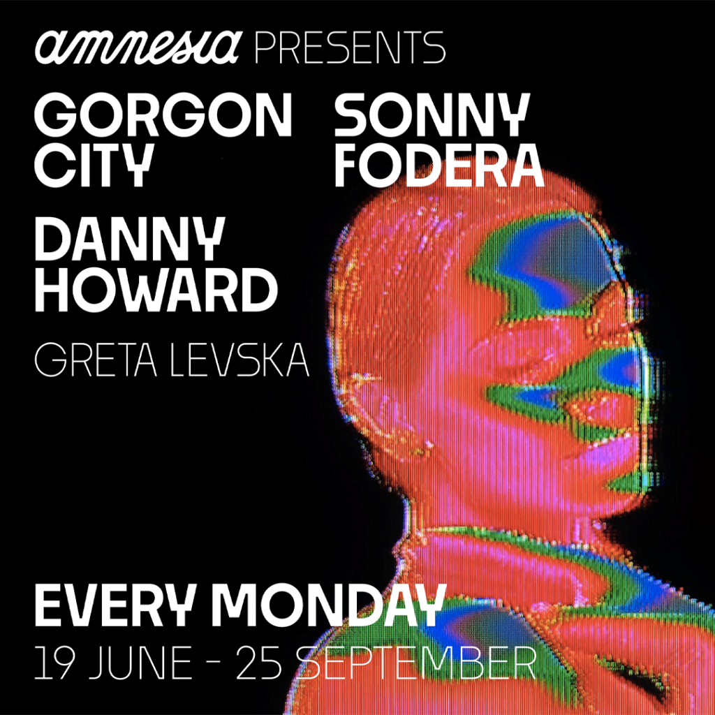 Amnesia line up poster for 2023 Amnesia line-up poster for 2023
