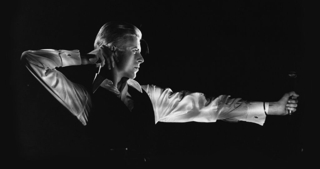 David Bowie as The Thin White Duke Station to Station Tour 1976 © John Robert Rowlands David Bowie as The Thin White Duke, Station to Station Tour, 1976 © John Robert Rowlands