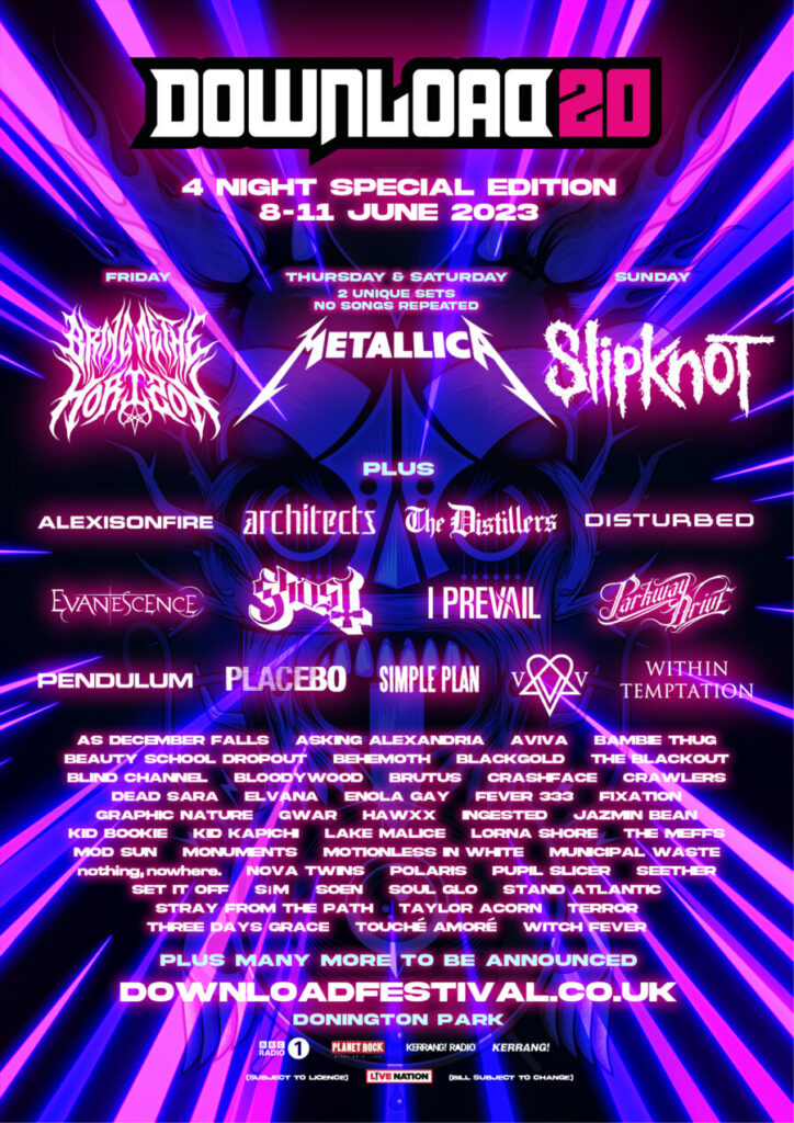 Download Festival 2023 latest line up poster Download Festival 2023 latest line-up poster