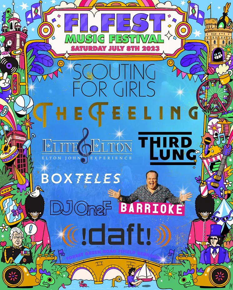 FiFest 2023 line up poster Fi.Fest line-up poster 2023