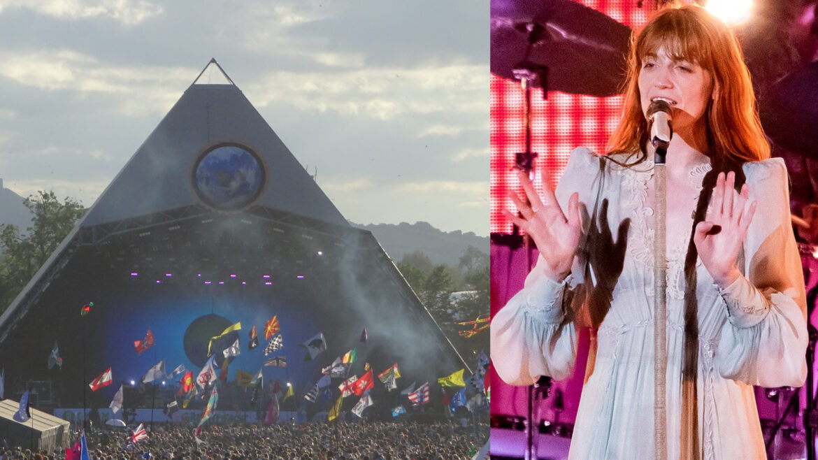 Florence Welch and Glastonbury's Pyramid Stage