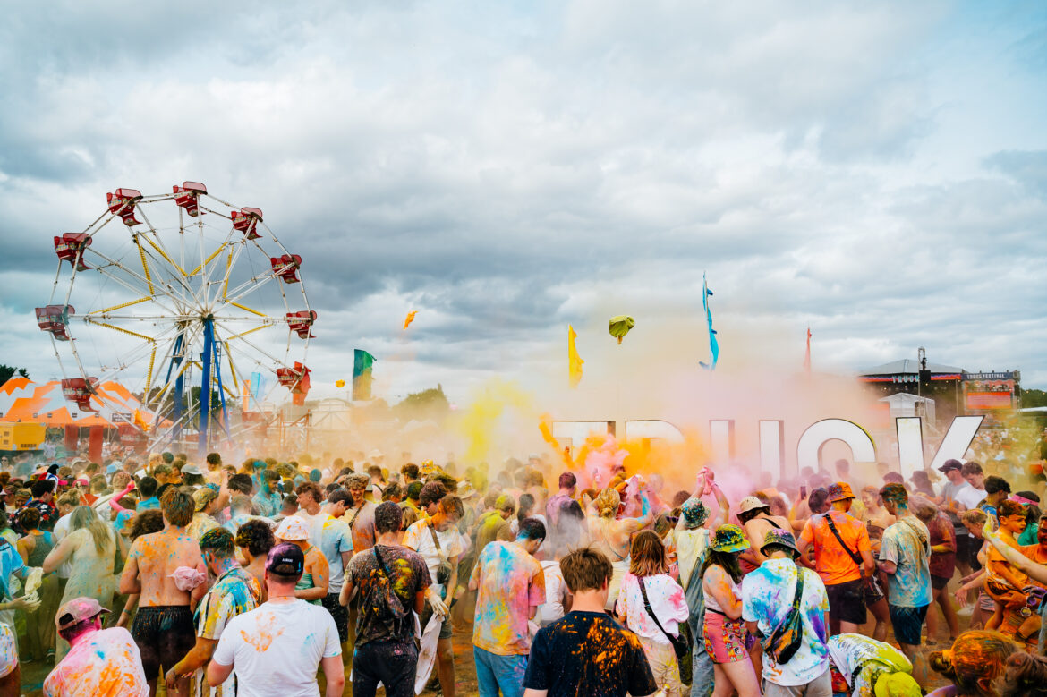 Truck Festival paint colours wheel crowd